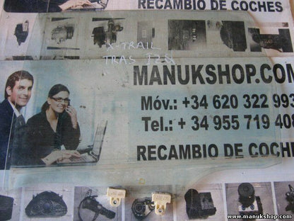 Vetro porta posteriore sinistra Nissan X-Trail 43R00122 00122M213SAS2