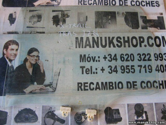 Vetro porta posteriore sinistra Nissan X-Trail 43R00122 00122M213SAS2