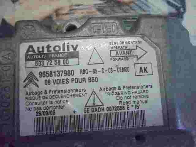 Sensor de impacto de airbag Citroen C4 (AK) 9658137980 603725800