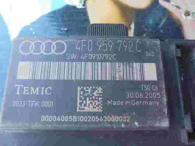 Unità di controllo porta Audi A6 4F0959792C 4F0910792C TEMIC 0033TFK 0001