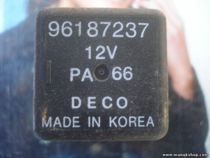 Bomba de agua relé Daewoo Nexia 96187237 PA66 DECO