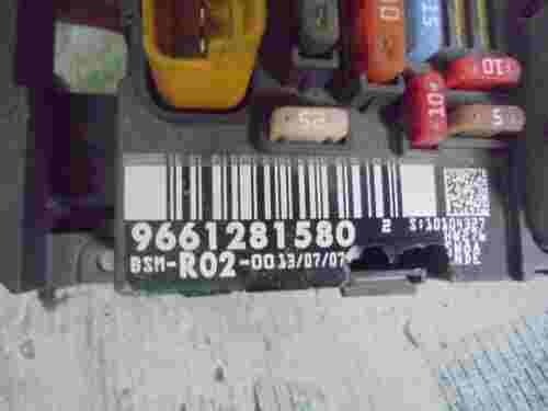 Scatola fusibili relè Peugeot 407 9661281580 BSM-R02-00
