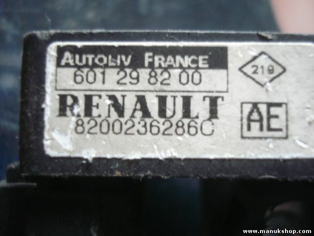Airbag Centralita   Renault Grand Scenic Megane 8200236286C 601298200