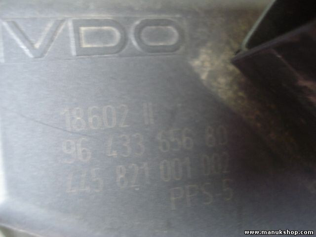 Potenciómetro pedal Citroen PPA-GF33 9643365680 VDO 445821001002