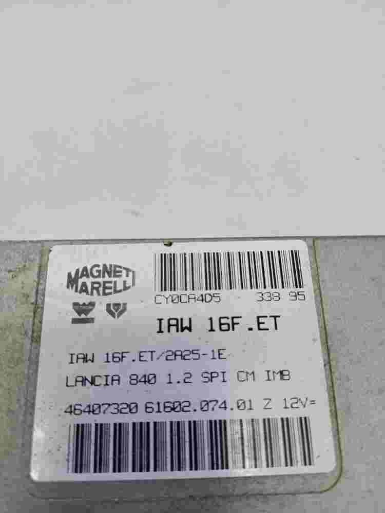 Centralina motore Lancia Ypsilon 46407320 6160207401Z IAW16FET/2A25-1E