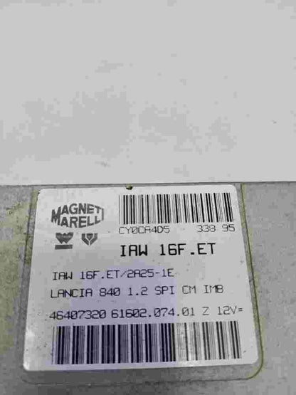 Centralina motore Lancia Ypsilon 46407320 6160207401Z IAW16FET/2A25-1E