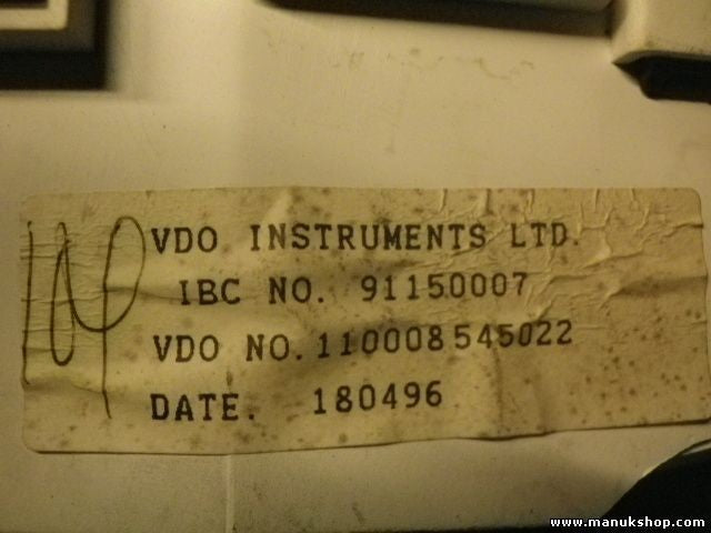 Cuadro de instrumentos Opel Frontera 91150007 VDO 110008545022 180496