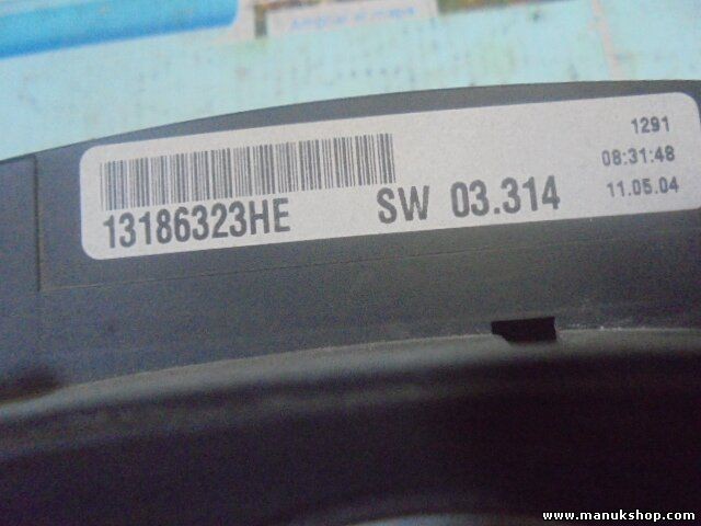 Cuadro de instrumentos Opel Astra H 13186323 HE 13186323HE VDO 110080261020