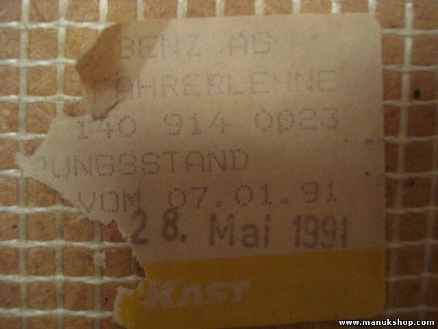 Panel espalda Mercedes-Benz A1409140023 1409140023 A 140 914 0023