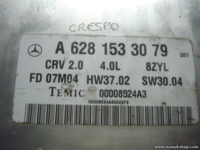 Centralita Mercedes W220 A6281533079 CRV 2.0 4.0L 8ZYL FD07M04 TEMIC 00008524A3