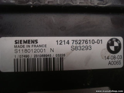 Centralita del motor BMW MINI COOPER SIEMENS S118012001N 7536024 RE31050