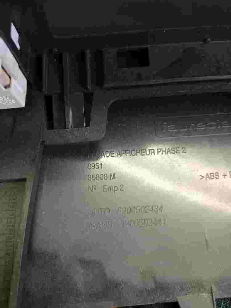 Pantalla del salpicadero Renault Megane 2 8200502434 8200 502 434 8200502441