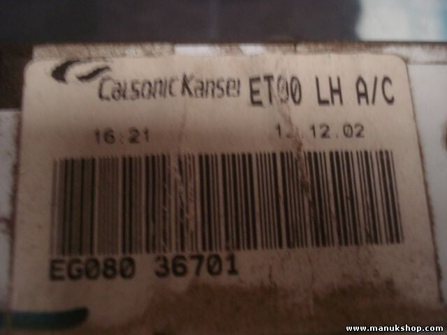 Control de la calefacción clima Nissan Terrano Ford  EG08036701 ET82931