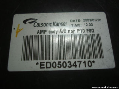 Informática conductor modulo Nissan Almera Primera P12 ED05034710 AMP ASSY A/C