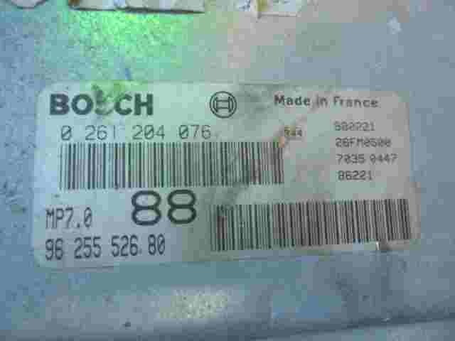 Centralita Peugeot 406 Citroen MP7.0 88 9625552680 26FM0500 BOSCH 0261204076