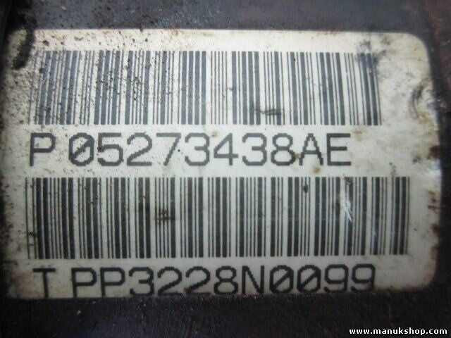 Palier transmision delantero izquierdo Jeep P05273438AE TPP3228N0099