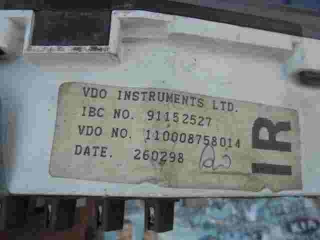 Quadro strumenti Opel Frontera A 91152527 91152527IR VDO 110008758014