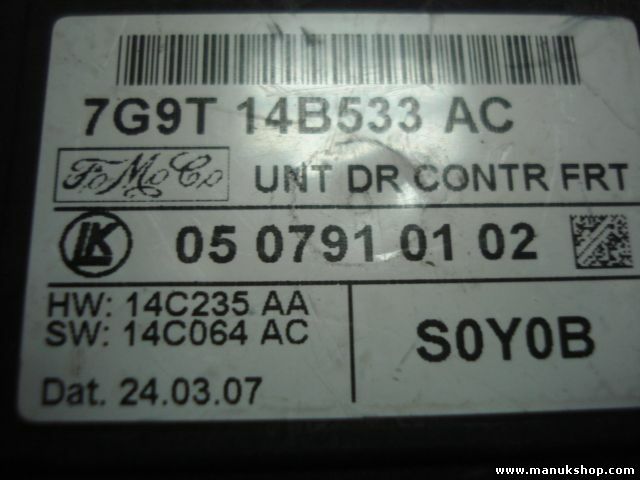 Centralina alzacristalli Ford Mondeo 7G9T14B533AC 7G9T 14B533 AC LK 0507910102