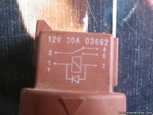 Relé Renault Megane I G.CARTIER /12V 30A 03662 12V30A03662