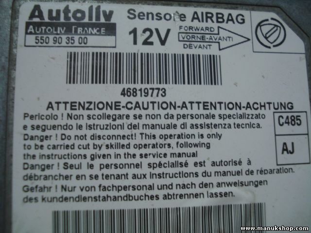 Airbag Centralita Fiat Doblo 1.4 2000 (AJ) 46819773 550903500 0046819