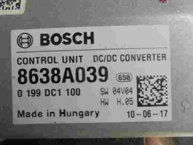 Controlador cierre centralizado Mitsubishi ASX Lancer 8638A039 BOSCH 0199DC1100