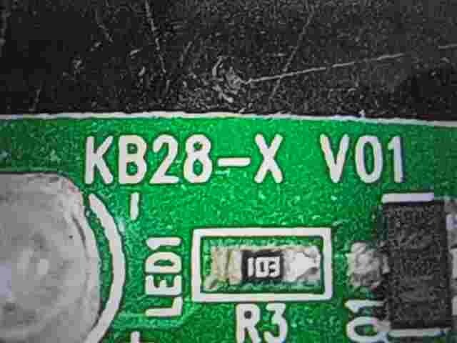 mando control remoto  KB28XV01 KB28-X V01