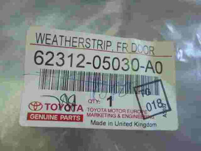 Finitura apertura porta anteriore striscia meteo LH Toyota Avensis 62312050A0