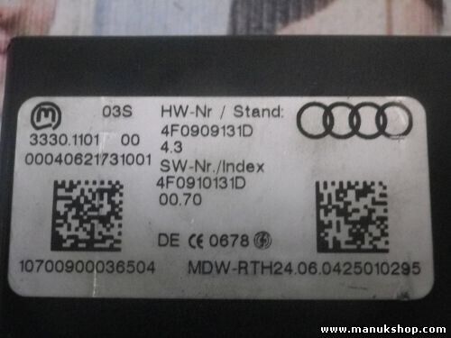 Unidad de control EZS contacto llave Audi A6 4F 4F0909131D 4F0910131D 0425010295