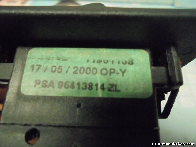 Asiento interruptor del calentador Peugeot 406 PSA 96413814ZL PSA96413814ZL