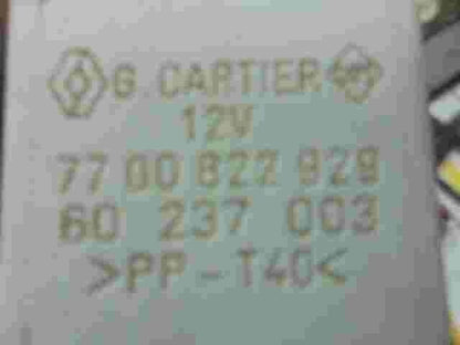 Relé del limpiaparabrisas Renault Laguna Kangoo 7700822929 G.CARTIER 60237003
