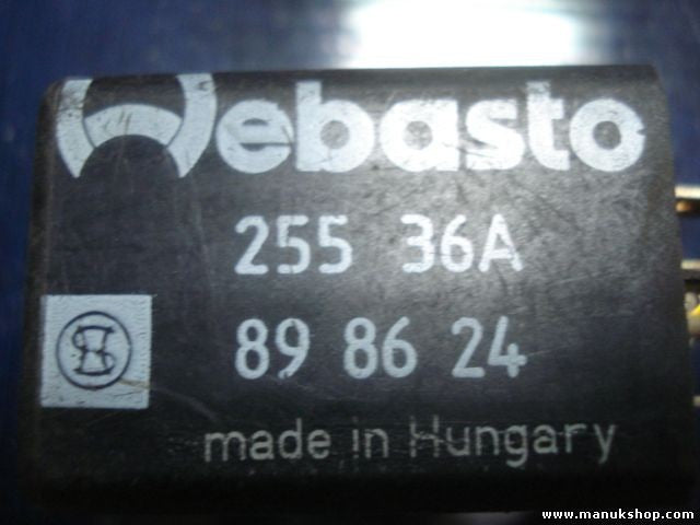Relé Webasto 25536A 255 36A 898624 89 86 24