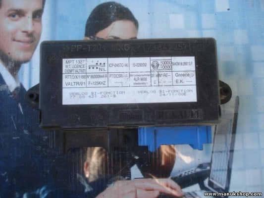 Control de la unidad de alarma inmovilizador módulo Renault 73847257C 73847257