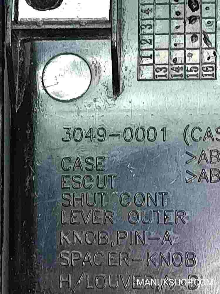 Rejilla Aireadora Nissan Qashqai 30490001 3049-0001