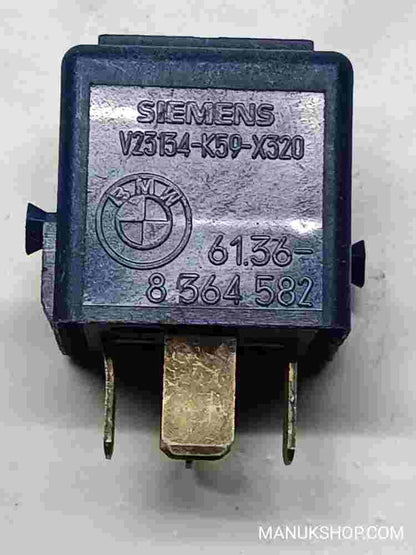 Relé BMW E36 E46 E65 E85 E86 E83 X3 Z3 Z4 61368364582  Siemens V23134K59X320