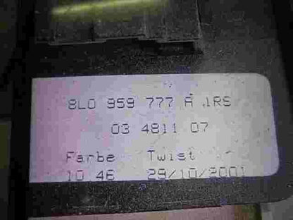 Ajuste de los asientos Audi A6 4B 8L0959777A 8L0959777A1RS 8LO959777A 03481107