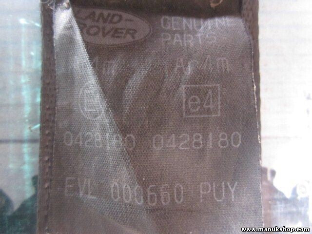 Cinturón de seguridad trasero derecho Land Rover Freelander EVL000660PUY