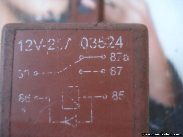 Relé Renault Clio G. Cartier 03524 12V-25A