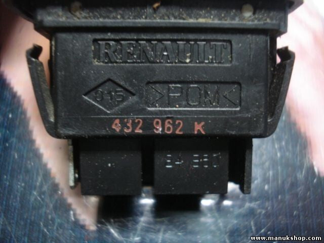 mando botonera elevalunas Renault Megane Cabrio Kangoo 4X4 432 962 K 432962K