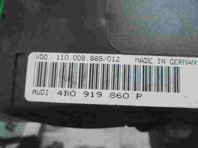 Cuadro de instrumentos Audi A6 4B C5 2,8 Quattro 4B0919860P VDO 110008888012