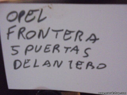 Parachoques Opel Frontera 91153561 911 535 61