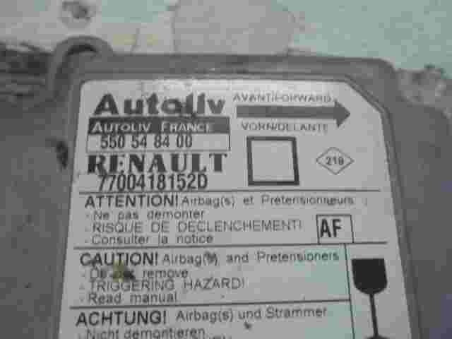Sensor de impacto de airbag  Renault Megane(AF)  7700418152D 550548400