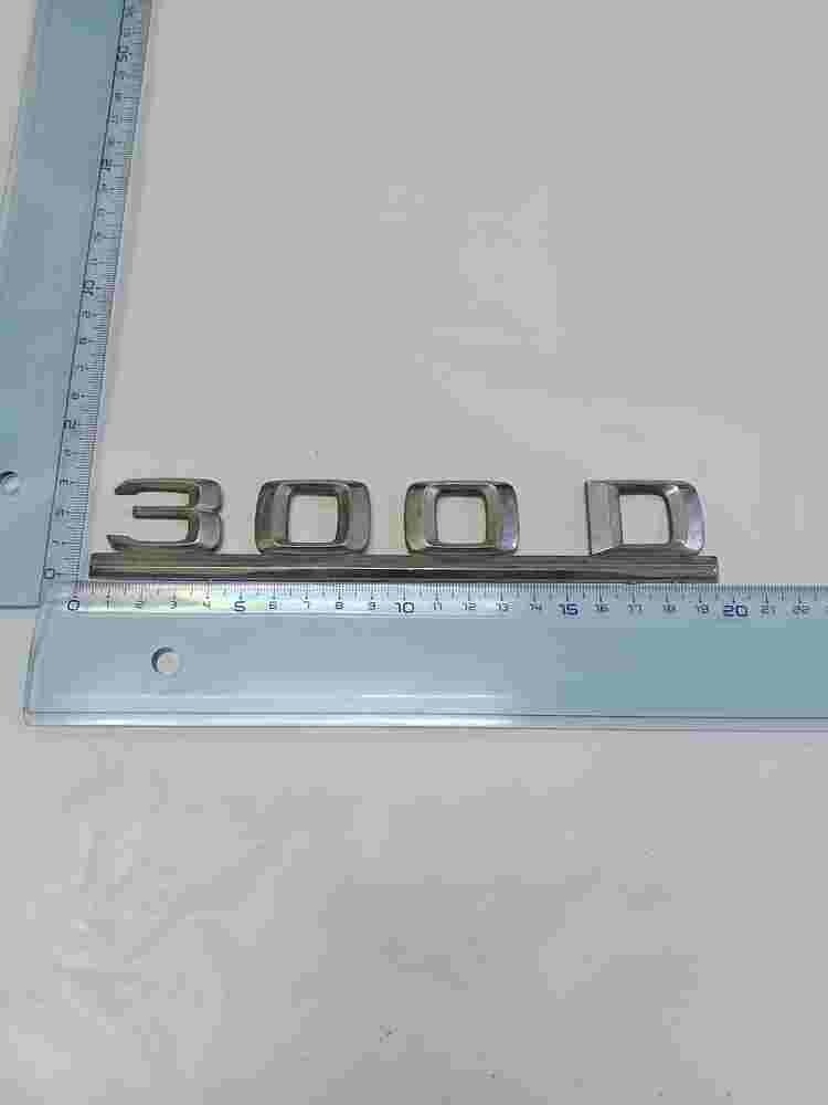 Emblema Mercedes-Benz W123 300 D 300D 19,5 cm. 1238170915
