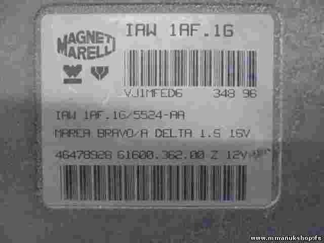 Centralina motore Fiat Marea Lancia 6160036200 IAW1AF1G 46478928 0046478928