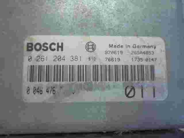 Centralita del motor Fiat Bravo Marea  (011) 00464767590 BOSCH 0261204381