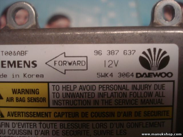 Sensore di impatto airbag Daewoo Lanos 96387637 96 387 637 5WK43064 5WK4 3064