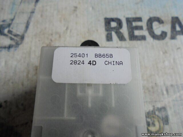 mando botonera elevalunas Nissan Qashqai 2.0 DCI 4WD J10 25401BB65B 25401 BB65B