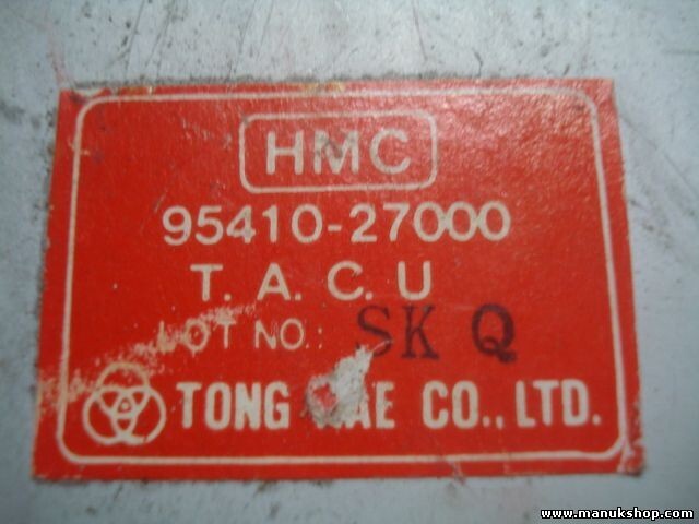 Controlador de alarma Hyundai Coupe HMC 9541027000 95410 27000 TACU