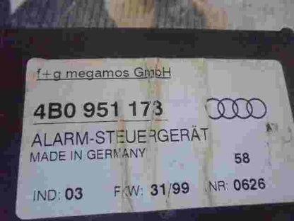 Controlador de alarma Audi A3 8L A4 B5 A6 4B 4B0951173 4B0 951 173