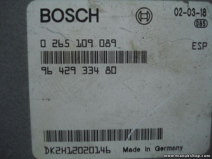 ESP Centralita Peugeot 406 ESP 9642933480 0265109089 0 265 109 089