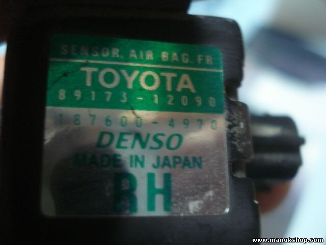 Sensor de impacto de airbag Toyota 8917312090 89173-12090 DENSO 1876004970